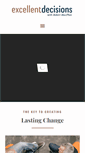 Mobile Screenshot of excellentdecisions.com