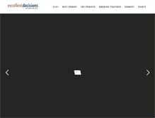 Tablet Screenshot of excellentdecisions.com